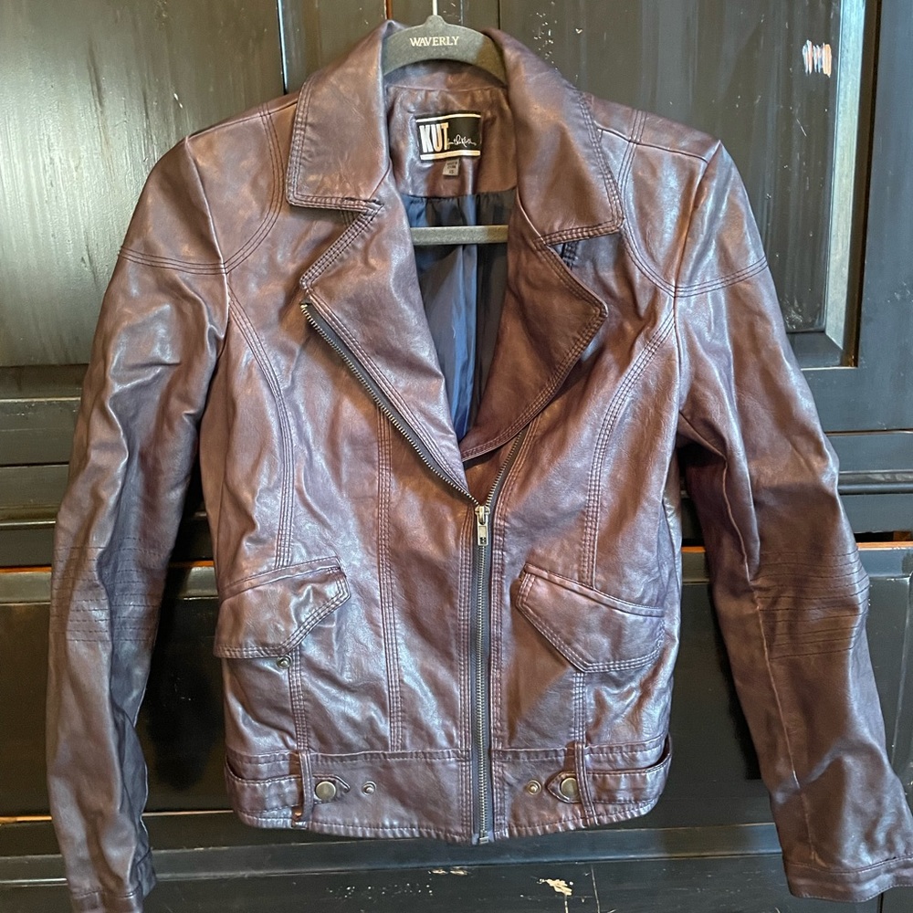 KUT from the kloth leather jacket